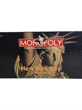 Monopoly: New York City Edition Board Game 1998 w/Twin Towers *COMPLETE*